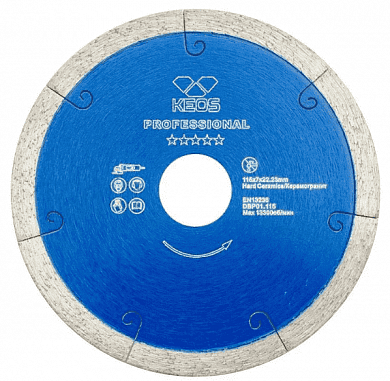 Алмазный диск Keos Professional Ø125 мм DBP01.125