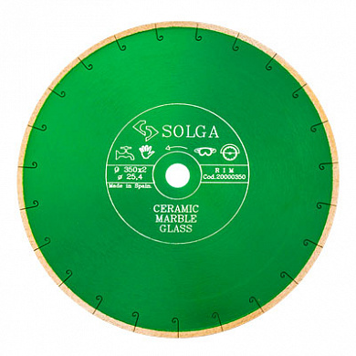 Алмазный диск Solga Diamant CERAMICS, MARBLE Ø350 мм 20000350