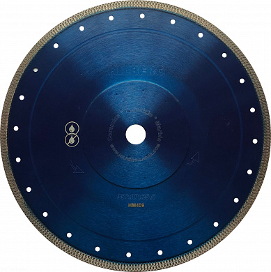 Алмазный диск Hilberg Ультратонкий турбо X тип Ø350 мм HM409