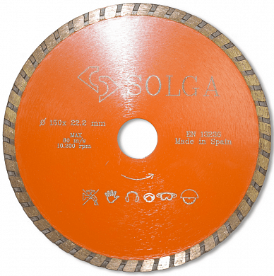 Алмазный диск Solga Diamant BASIC TURBO Ø150 мм 10802150