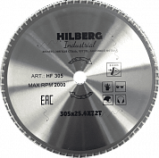 Алмазный диск Hilberg Industrial Металл Ø305 мм