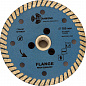 Алмазный диск Trio Diamond Turbo Hot press Гранит с фланцем Ø105 мм FHQ450
