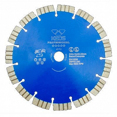 Алмазный диск Keos Professional (бетон) Ø230 мм DBP02.230