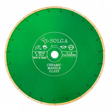 Алмазный диск Solga Diamant CERAMICS, MARBLE Ø300 мм 20000300